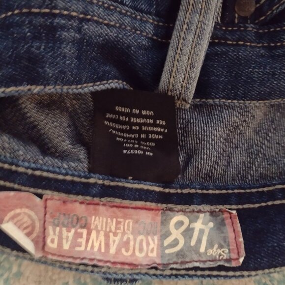 Vintage 90s Mens Rocawear baggy jeans 48x32 good condition - Picture 5 of 6